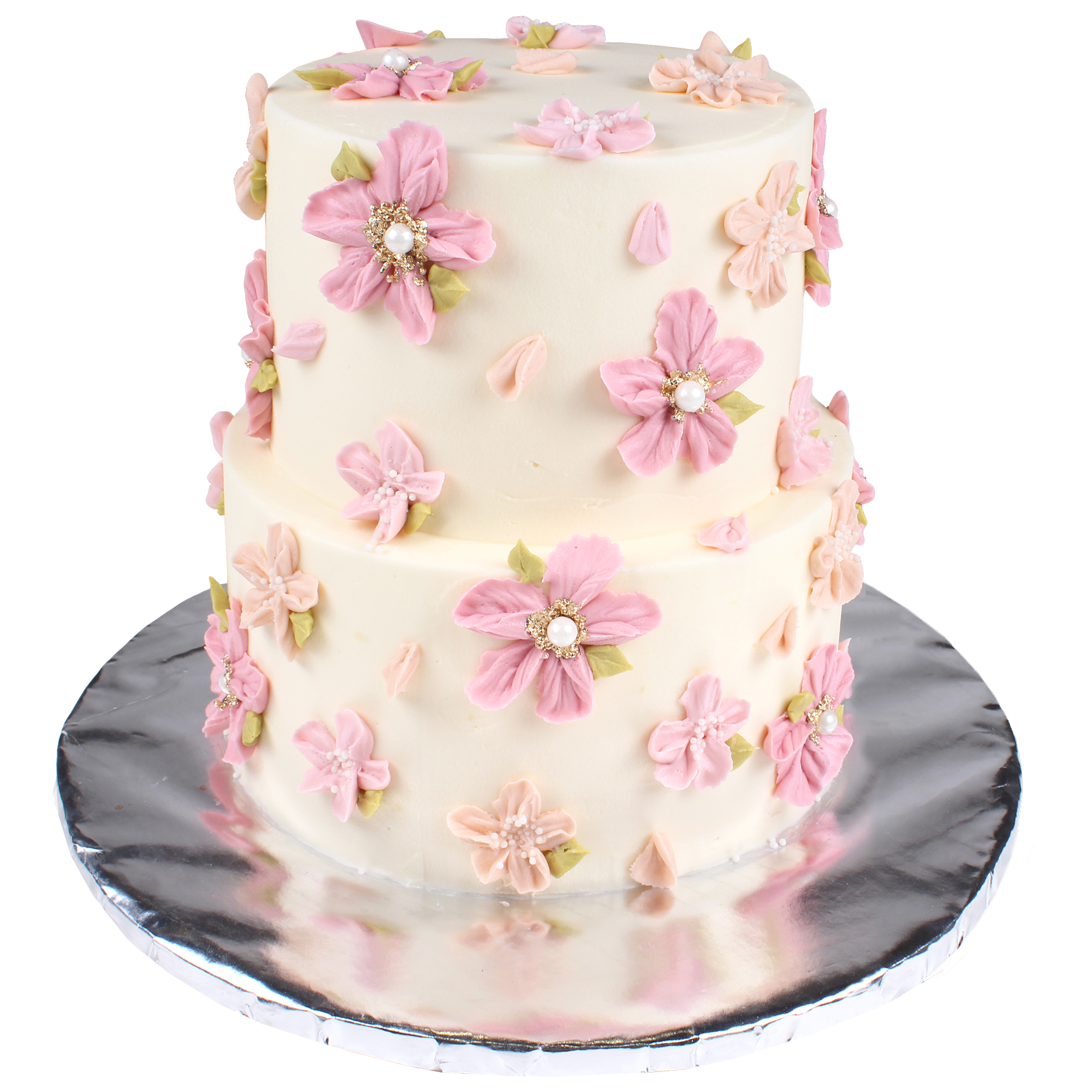 Pastel Flores Elegantes